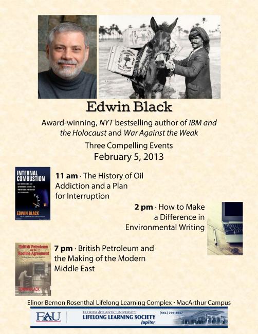 Three Petropolitics Events for FAU