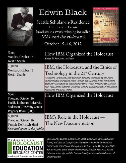 Seattle Scholar-in-Residence 2012
